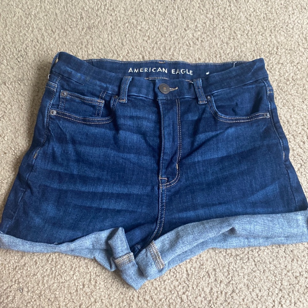 American eagle curvy hi rise shortie size 8